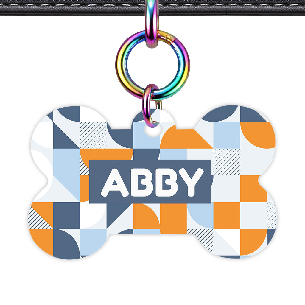 Modern Geo Patch Classic Pet ID Tag - image 19