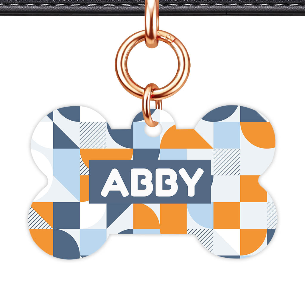 Modern Geo Patch Classic Pet ID Tag - image 13