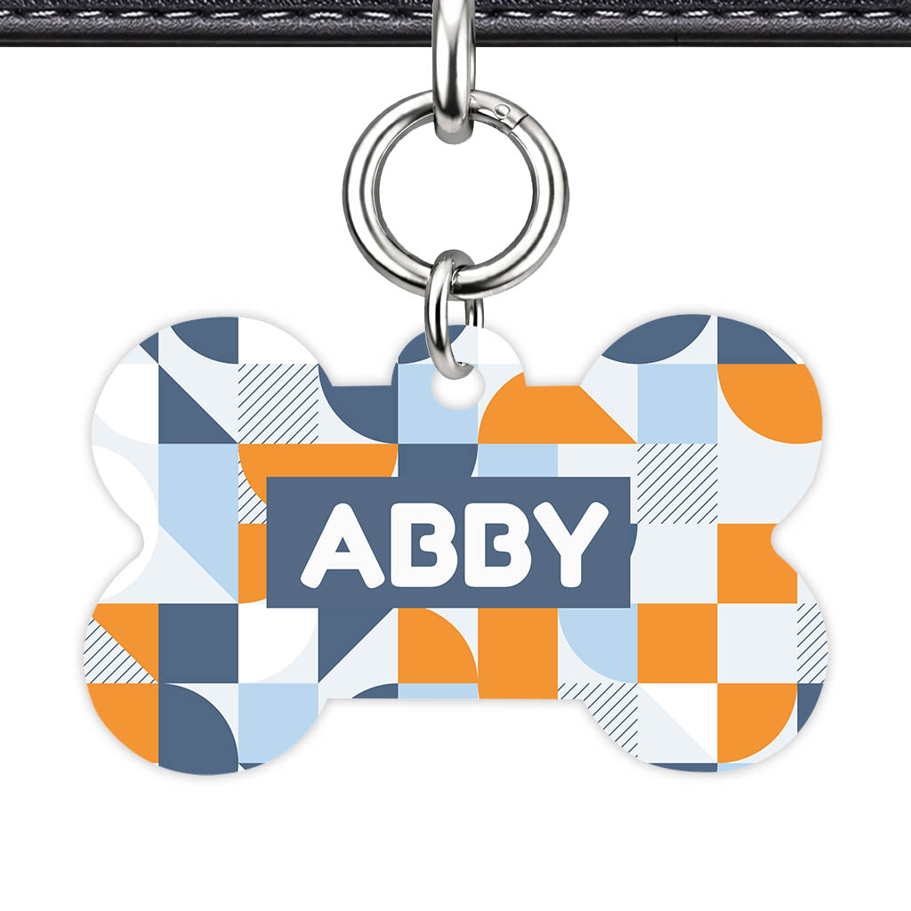 Modern Geo Patch Classic Pet ID Tag - image 12