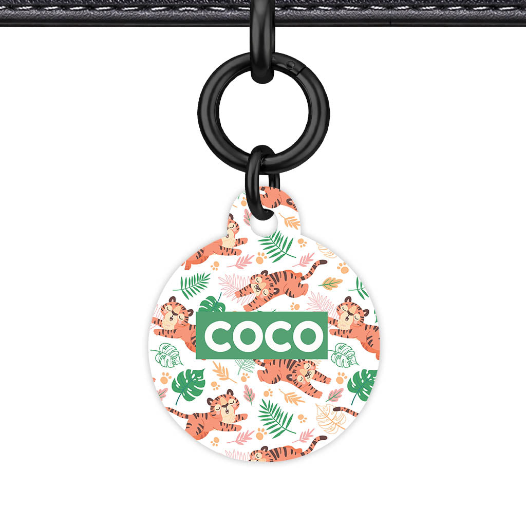 Jungle Tigers QR Smart Pet ID Tag