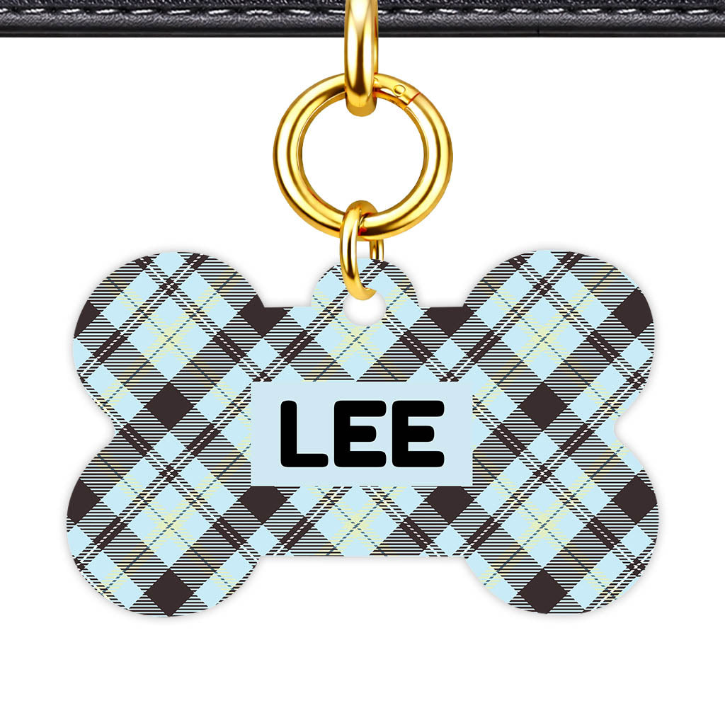Soft Tartan Classic Pet ID Tag - image 11