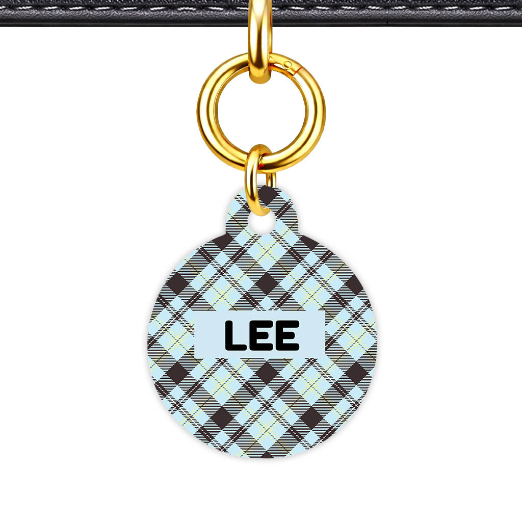 Soft Tartan Classic Pet ID Tag - image 21