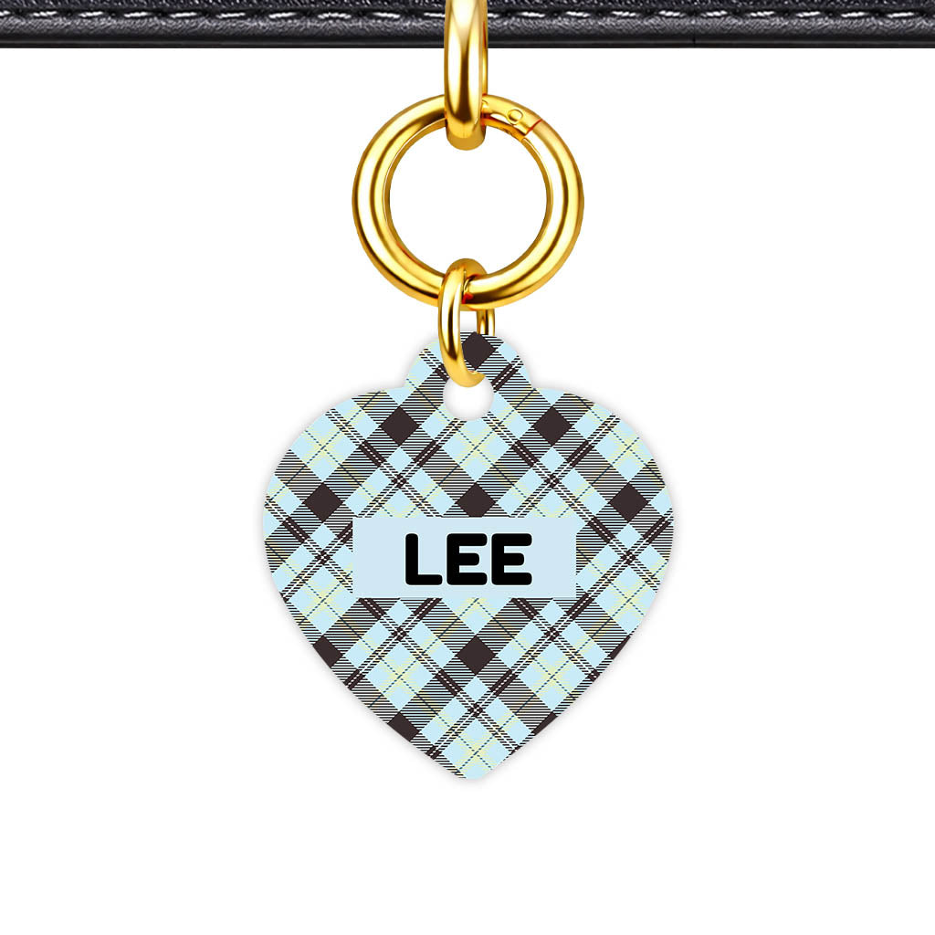 Soft Tartan Classic Pet ID Tag | Dogsy & Co