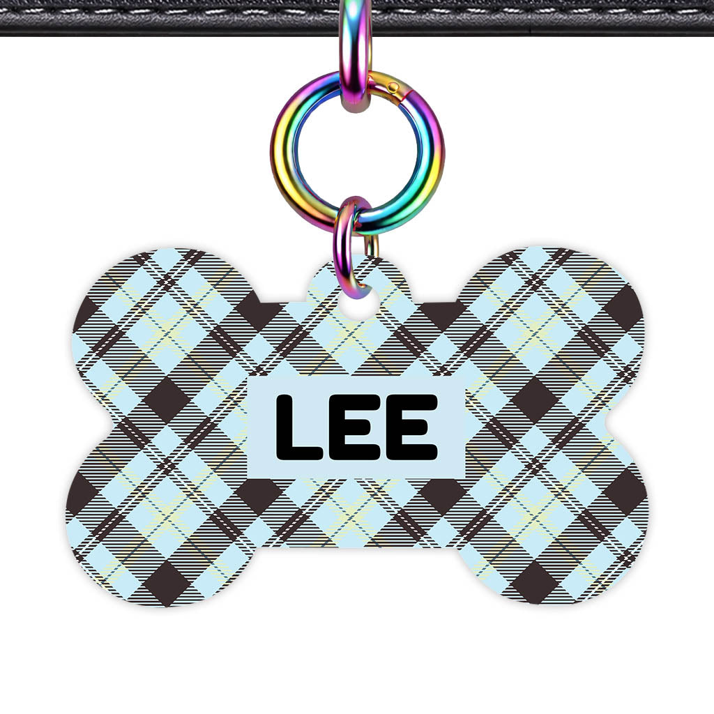 Soft Tartan Classic Pet ID Tag - image 20