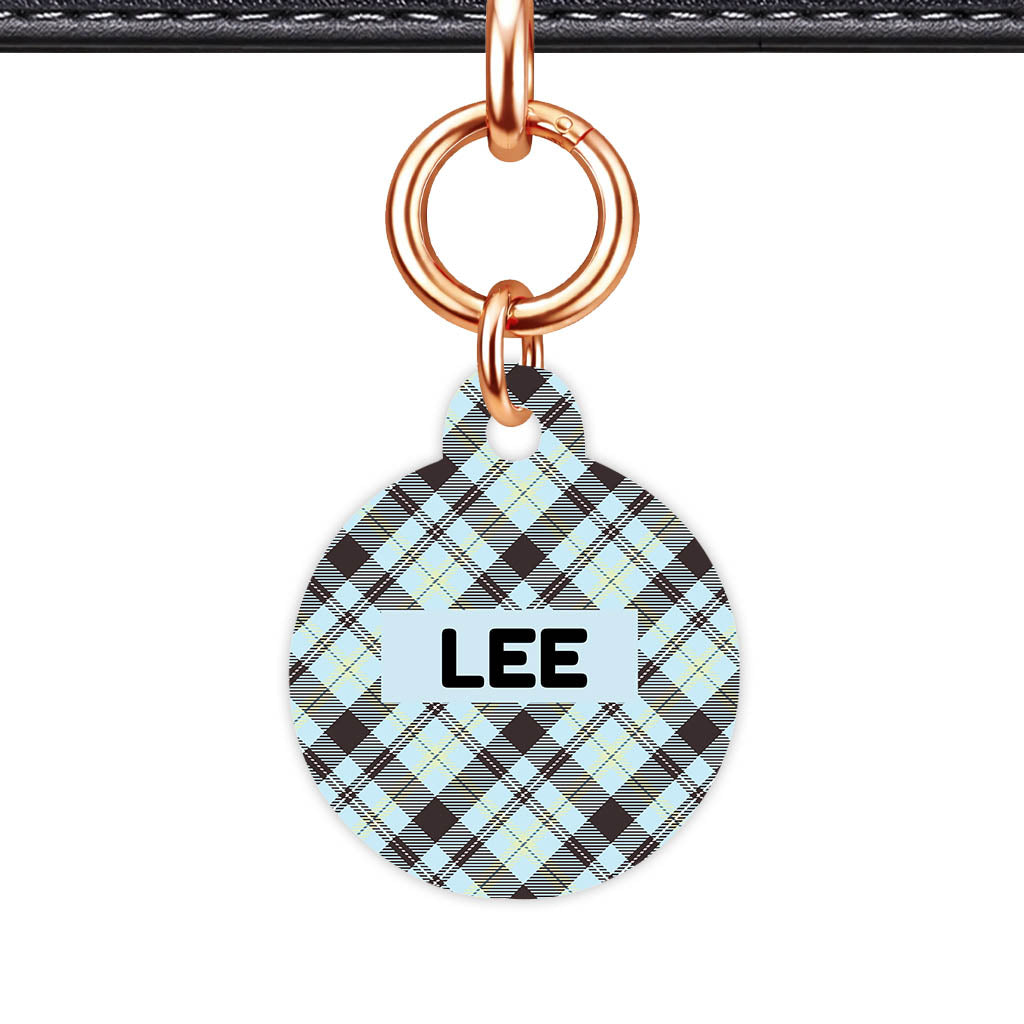 Soft Tartan Classic Pet ID Tag - image 24