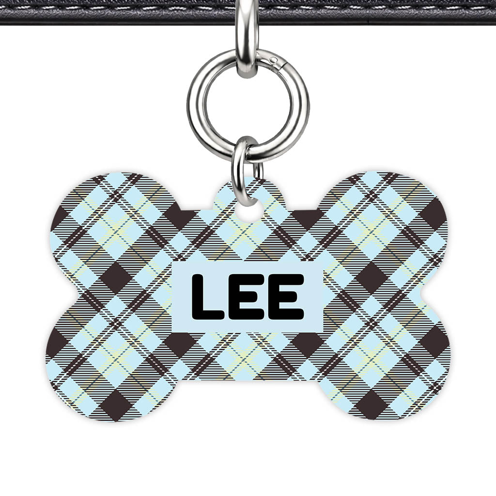 Soft Tartan Classic Pet ID Tag - image 13