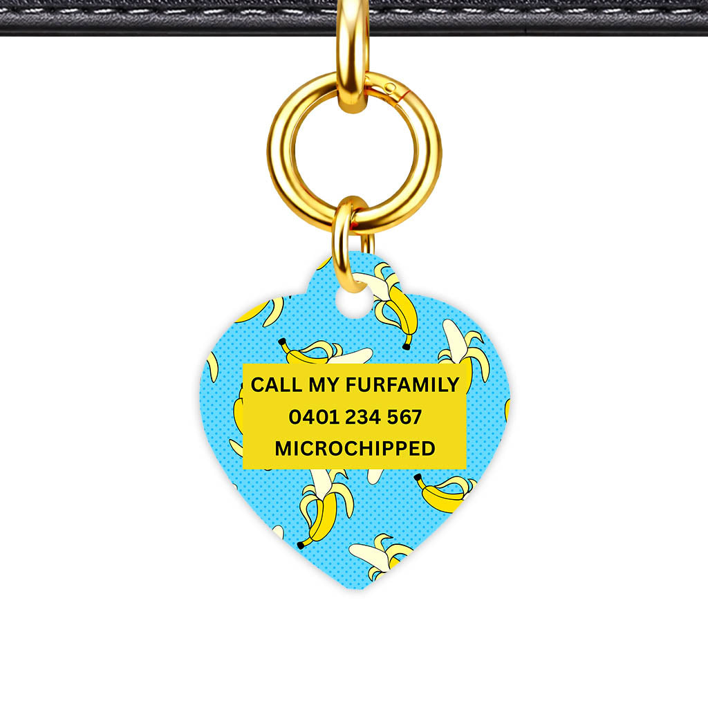 Banana Pop Classic Pet ID Tag - alternate view