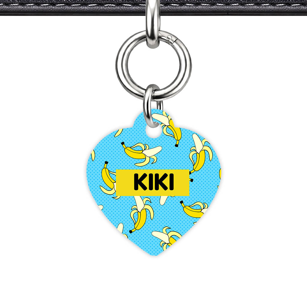 Banana Pop Classic Pet ID Tag - detail view