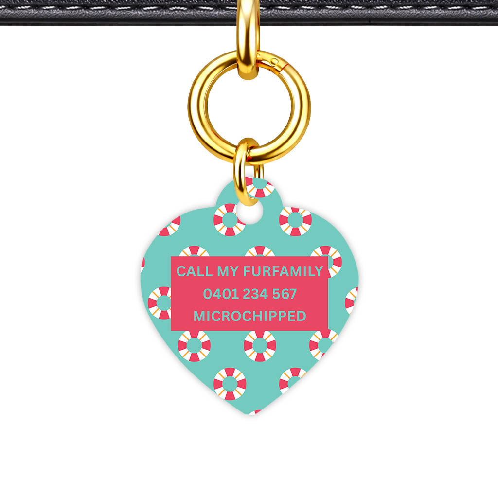 Pool Rings Classic Pet ID Tag - alternate view