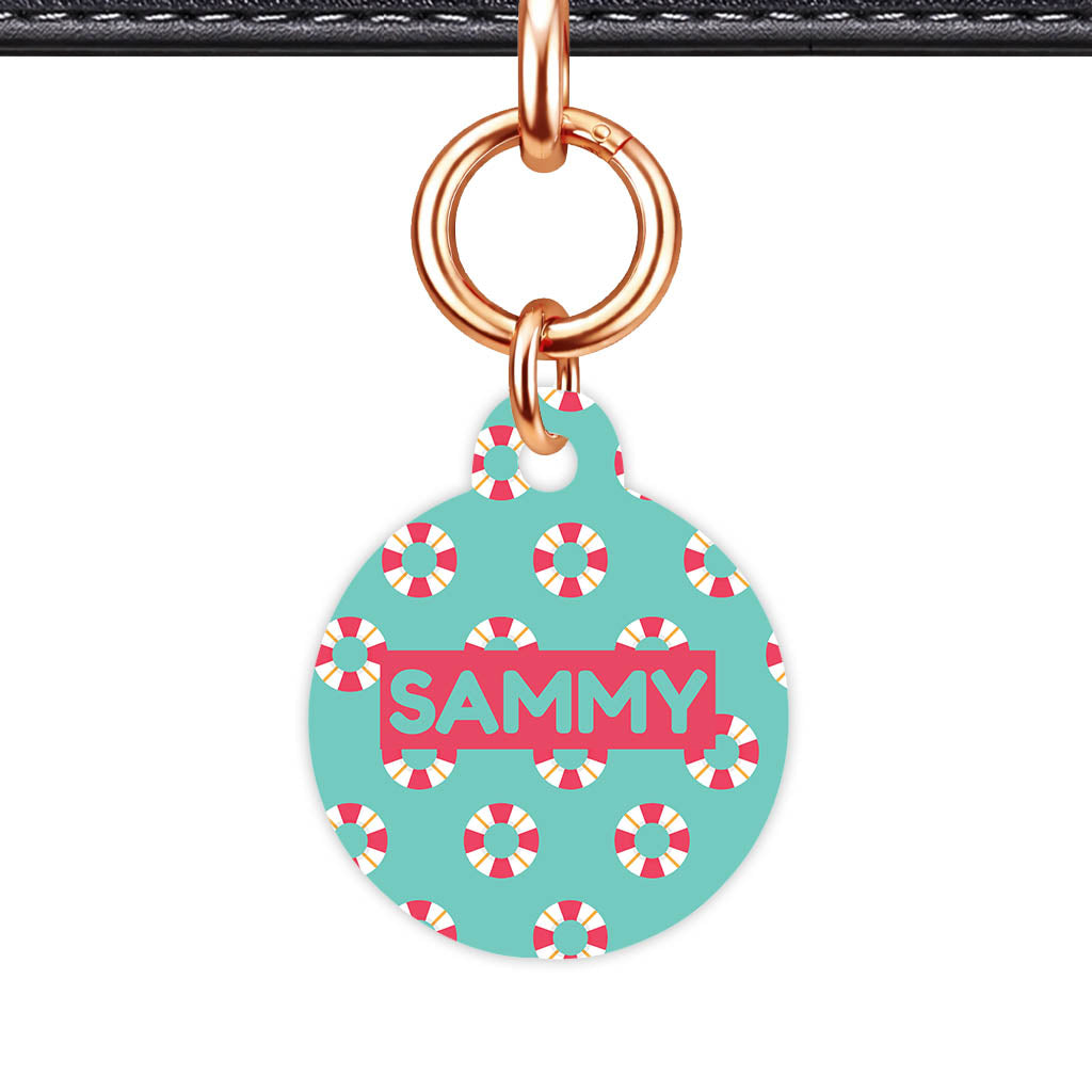 Pool Rings QR Smart Pet ID Tag