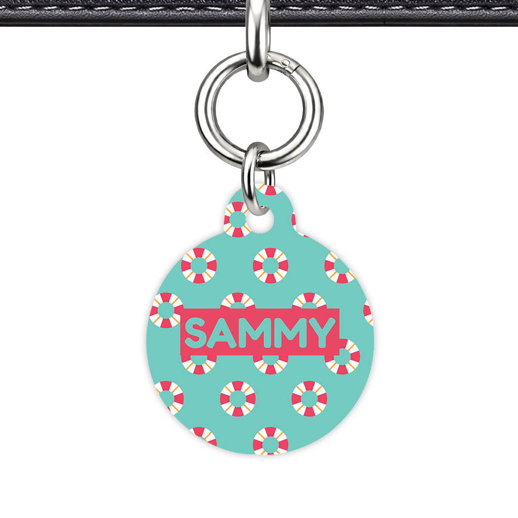 Pool Rings QR Smart Pet ID Tag