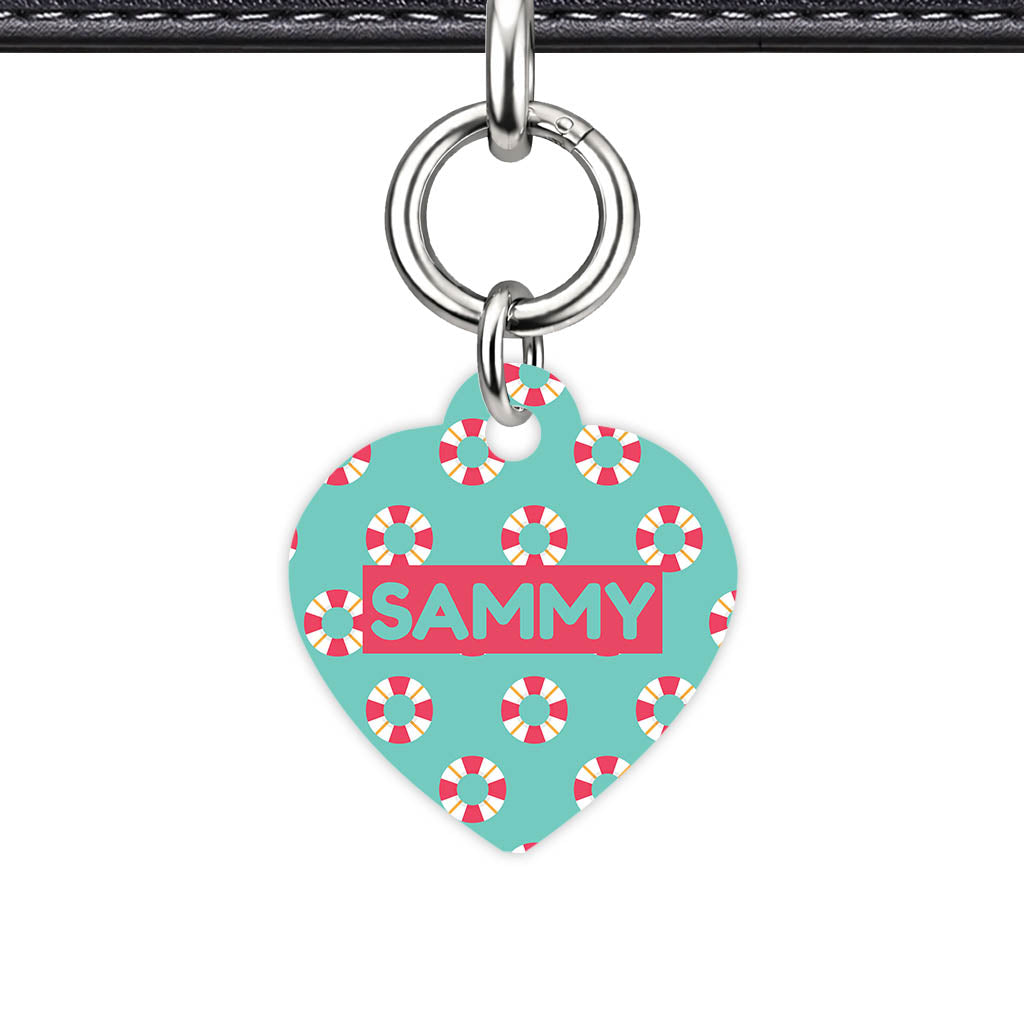 Pool Rings Classic Pet ID Tag - detail view