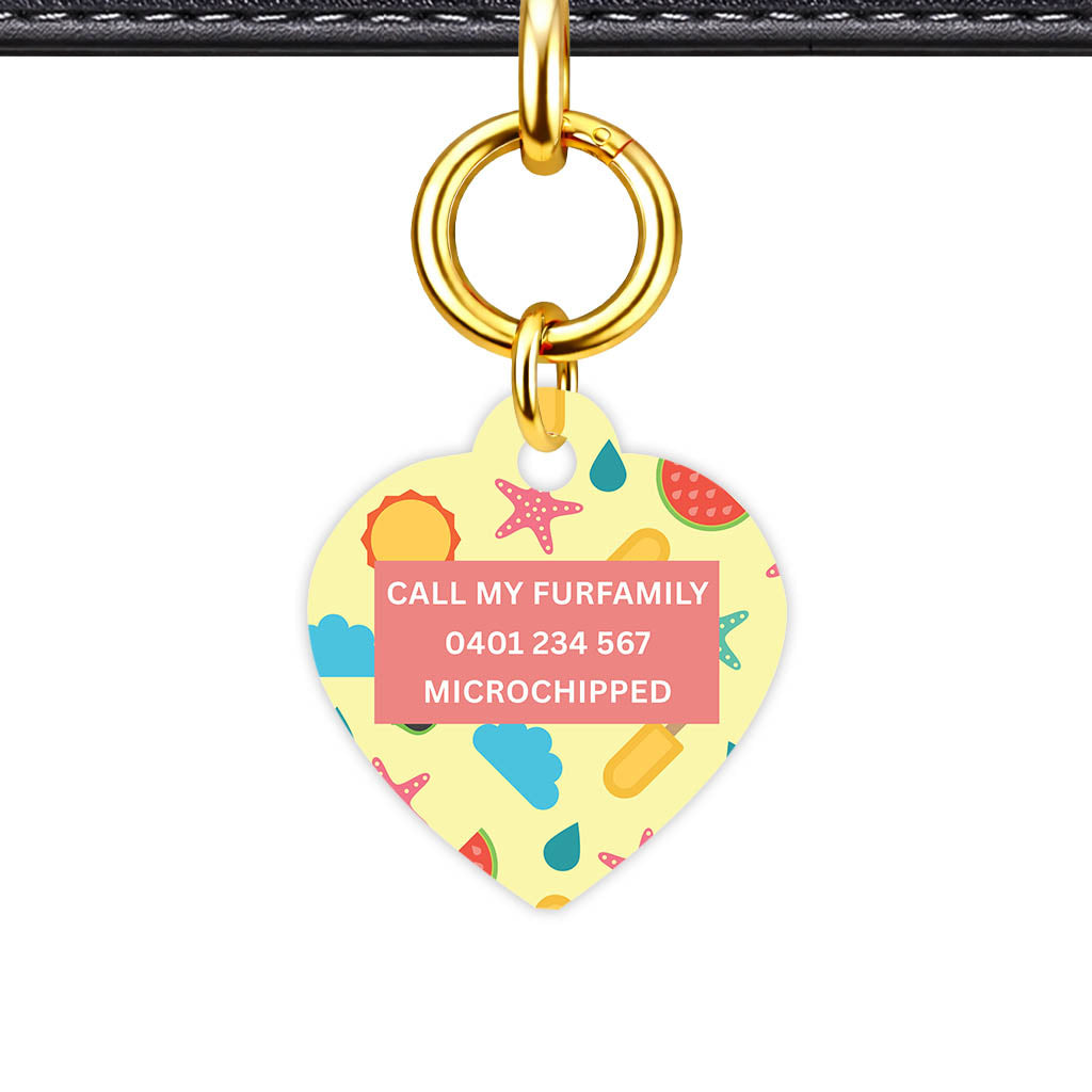 Summer Chaos Classic Pet ID Tag - alternate view