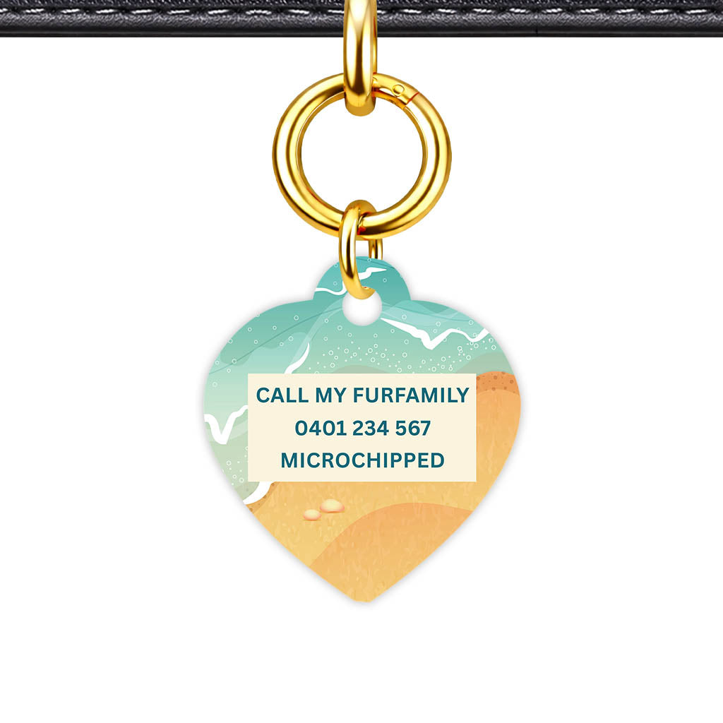 Beach Drift Classic Pet ID Tag - alternate view