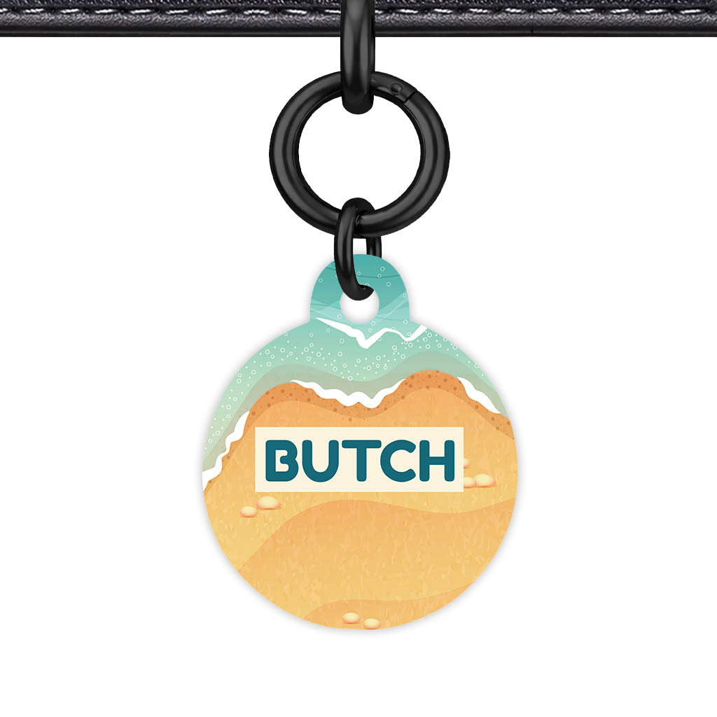 Beach Drift QR Smart Pet ID Tag