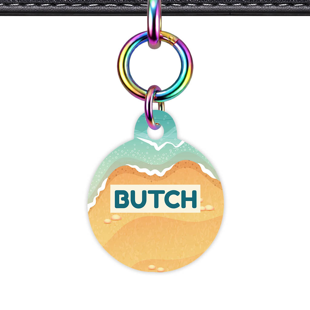 Beach Drift QR Smart Pet ID Tag