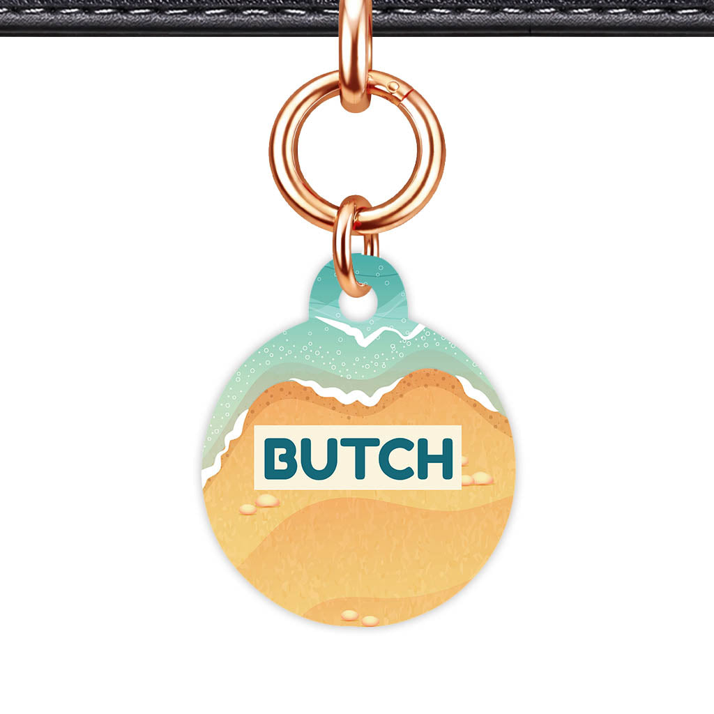 Beach Drift QR Smart Pet ID Tag