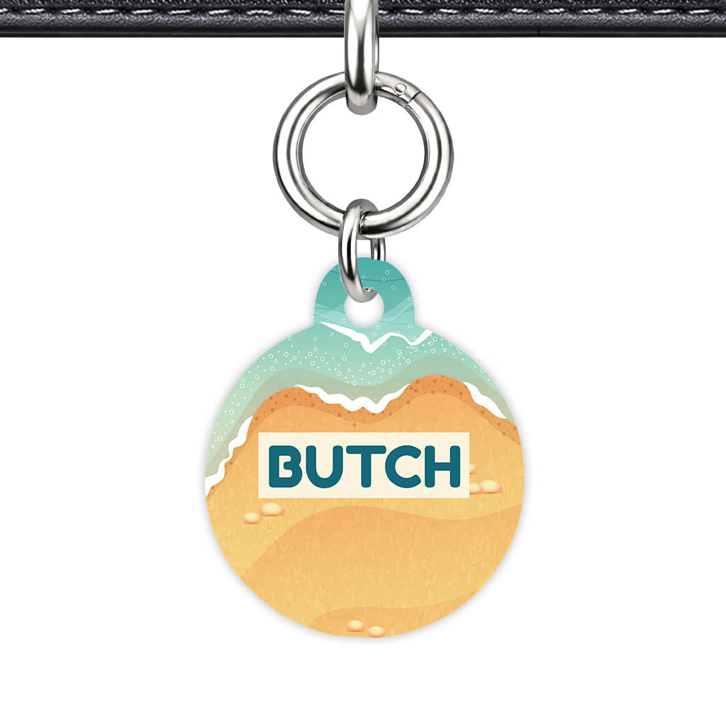 Beach Drift QR Smart Pet ID Tag