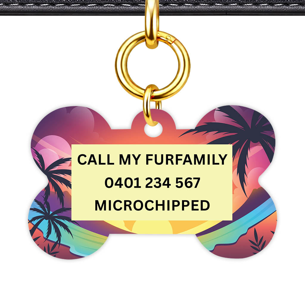 Sunset Palms Classic Pet ID Tag - image 12