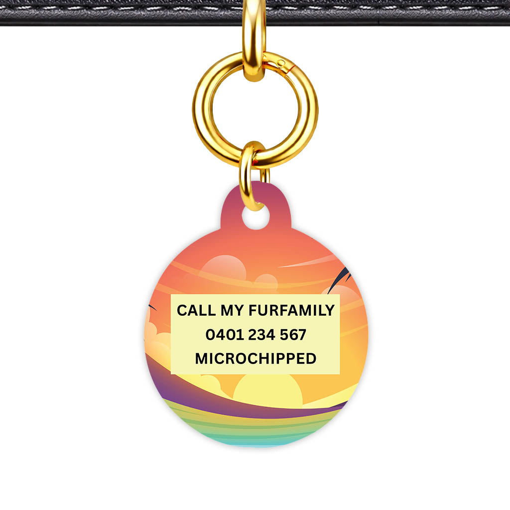 Sunset Palms Classic Pet ID Tag - image 22