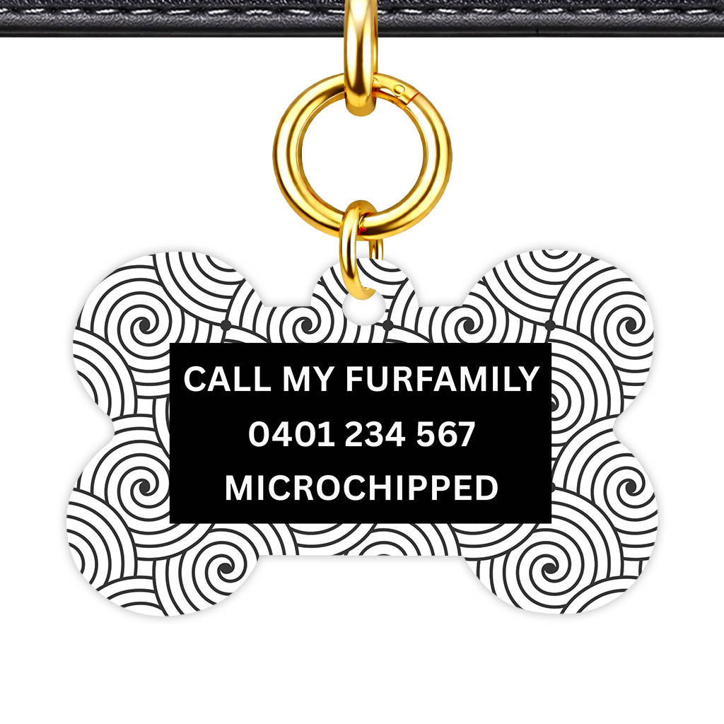 Spiral Pearl Classic Pet ID Tag - image 12