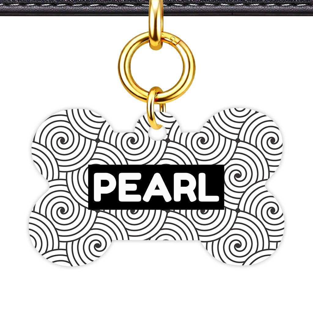 Spiral Pearl Classic Pet ID Tag - image 11