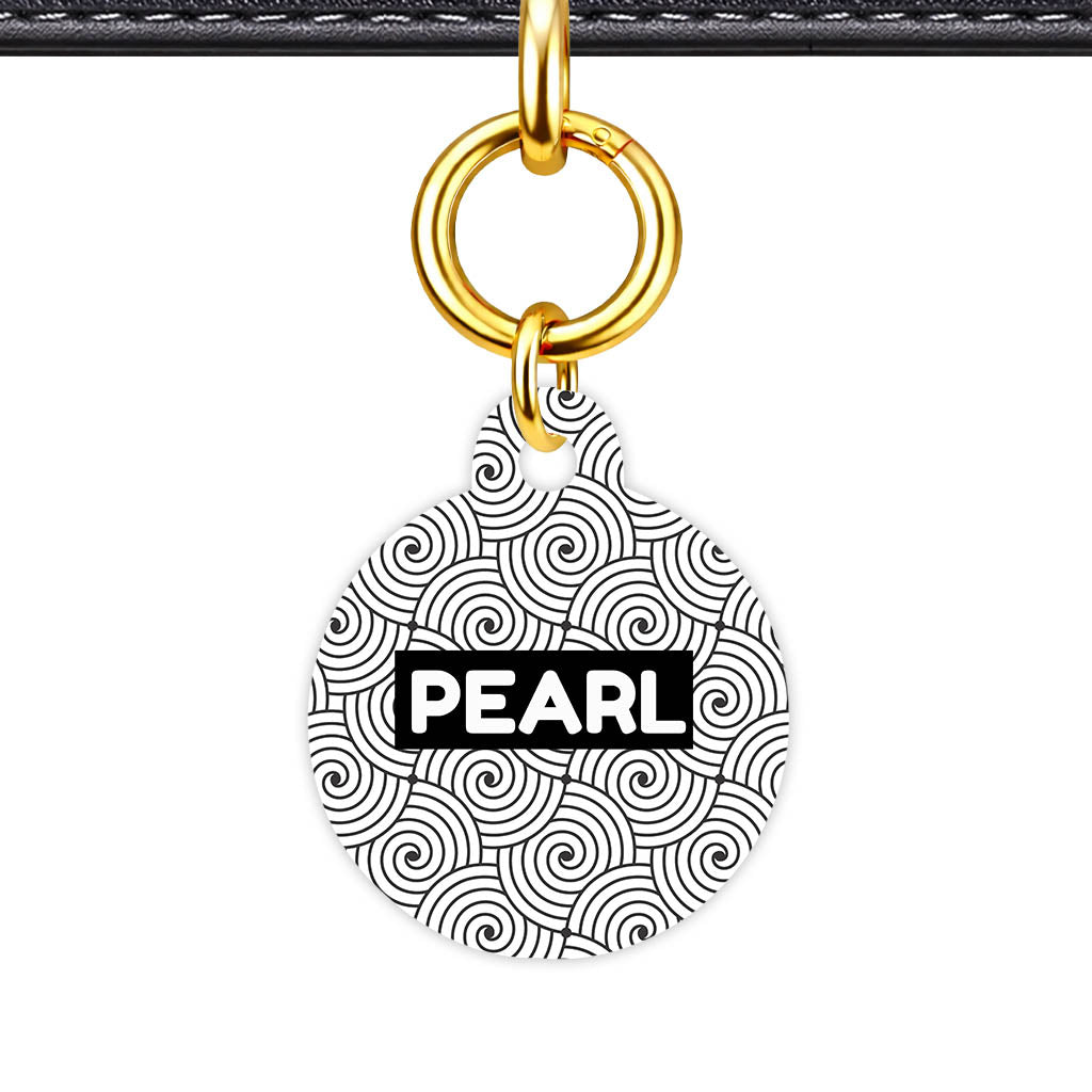 Spiral Pearl Classic Pet ID Tag - image 21