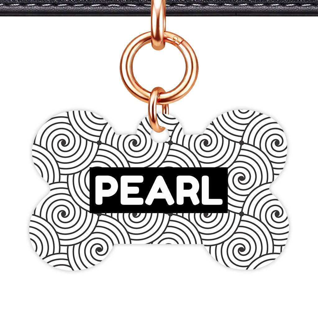 Spiral Pearl Classic Pet ID Tag - image 14