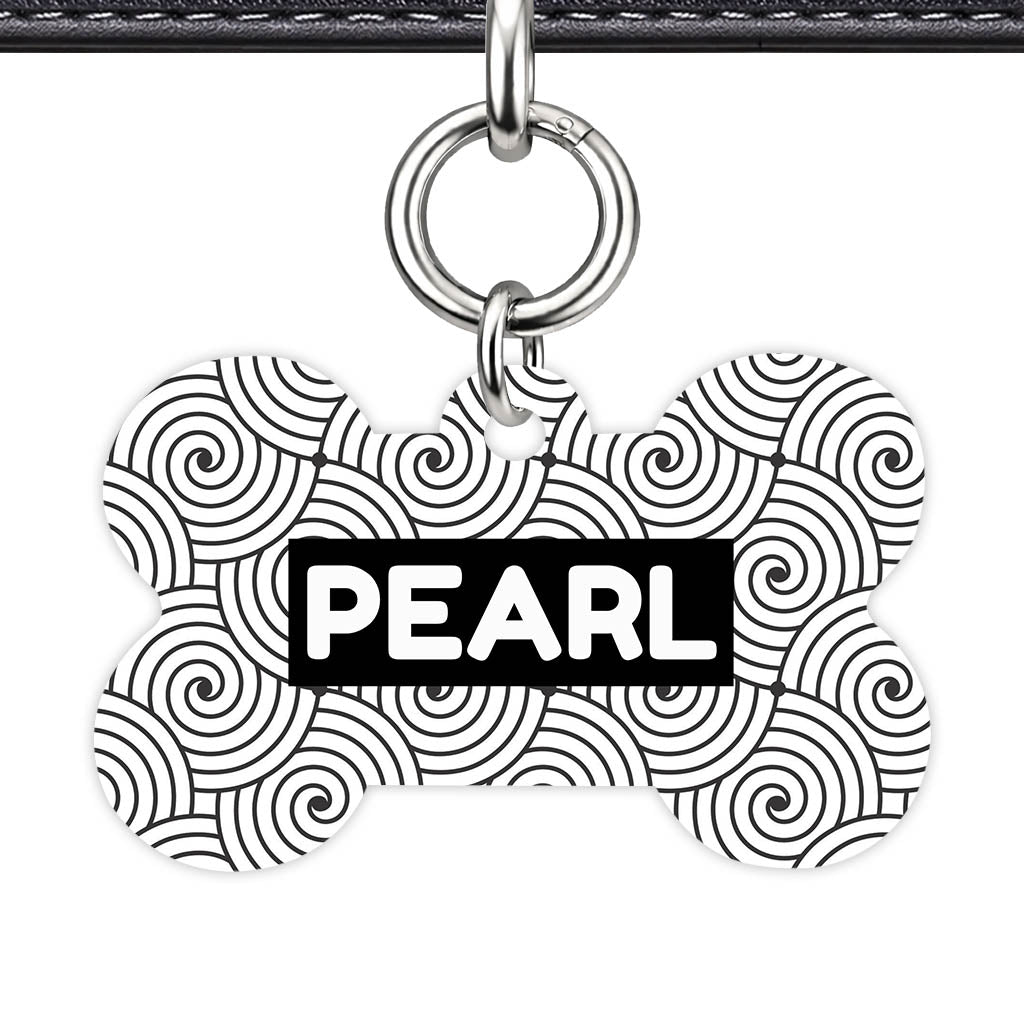 Spiral Pearl Classic Pet ID Tag - image 13