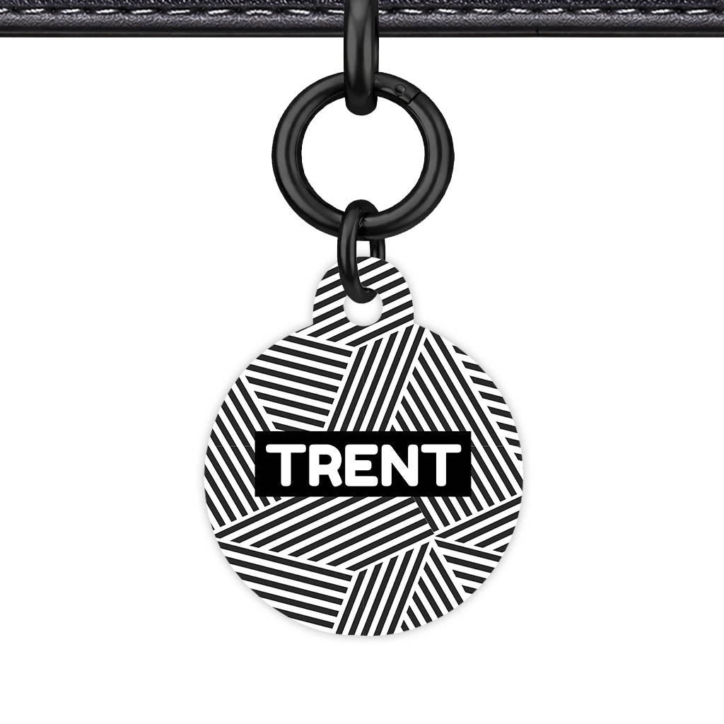 Graphic Lines Classic Pet ID Tag - image 26
