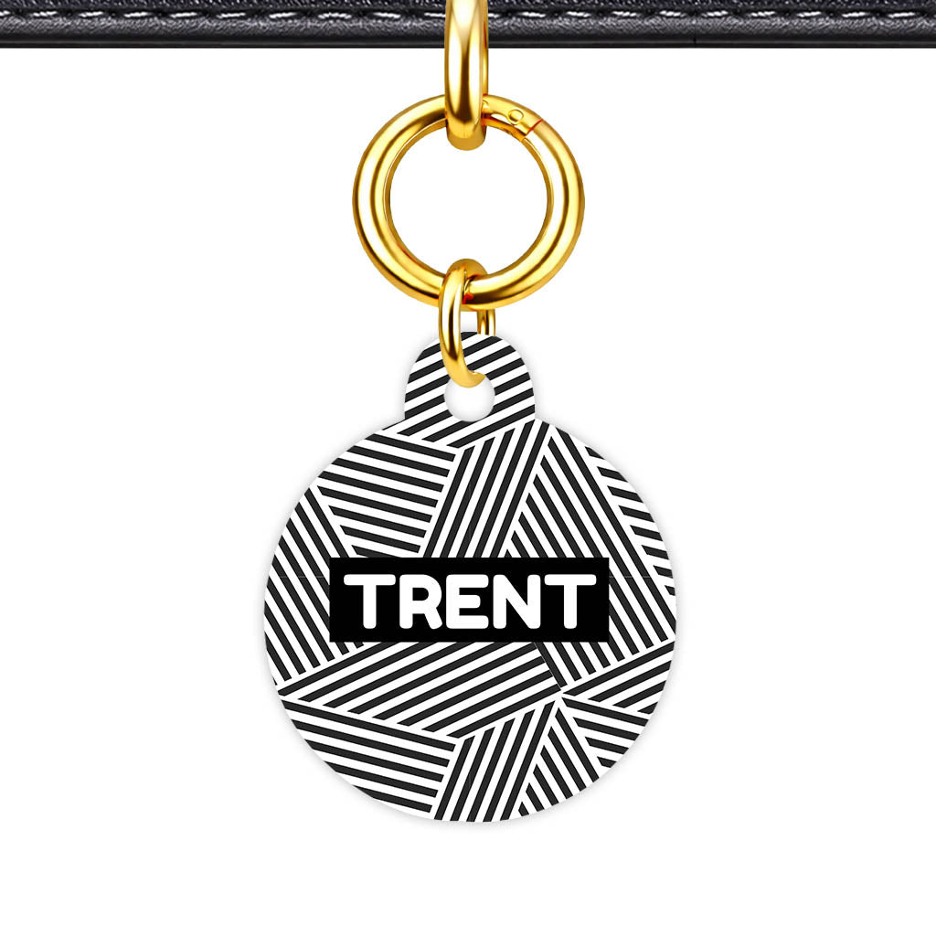 Graphic Lines Classic Pet ID Tag - image 21