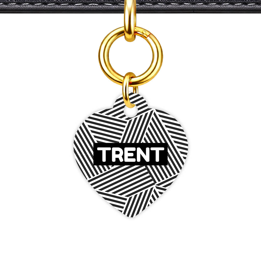Graphic Lines Classic Pet ID Tag | Dogsy & Co