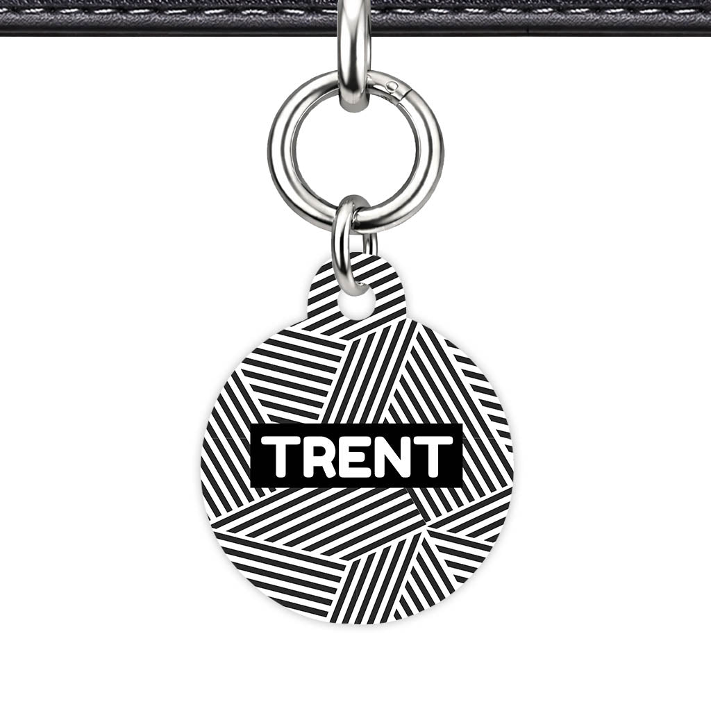 Graphic Lines Classic Pet ID Tag - image 23