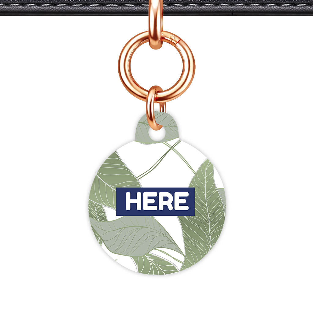 Leaf Luxe QR Smart Pet ID Tag