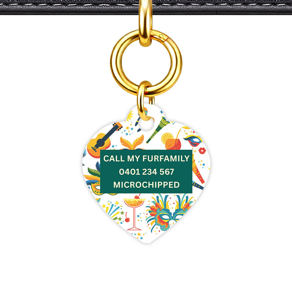 Fiesta Vibes Classic Pet ID Tag - alternate view