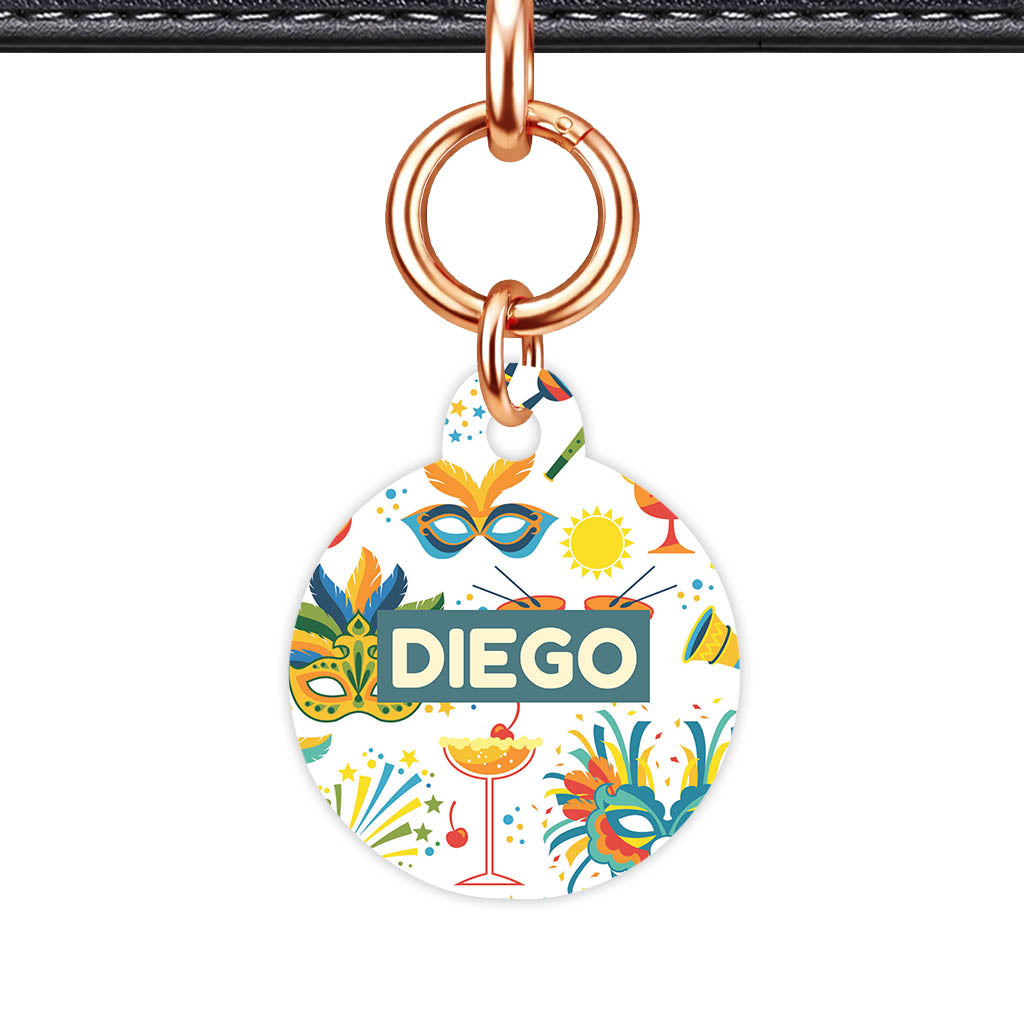 Fiesta Vibes QR Smart Pet ID Tag