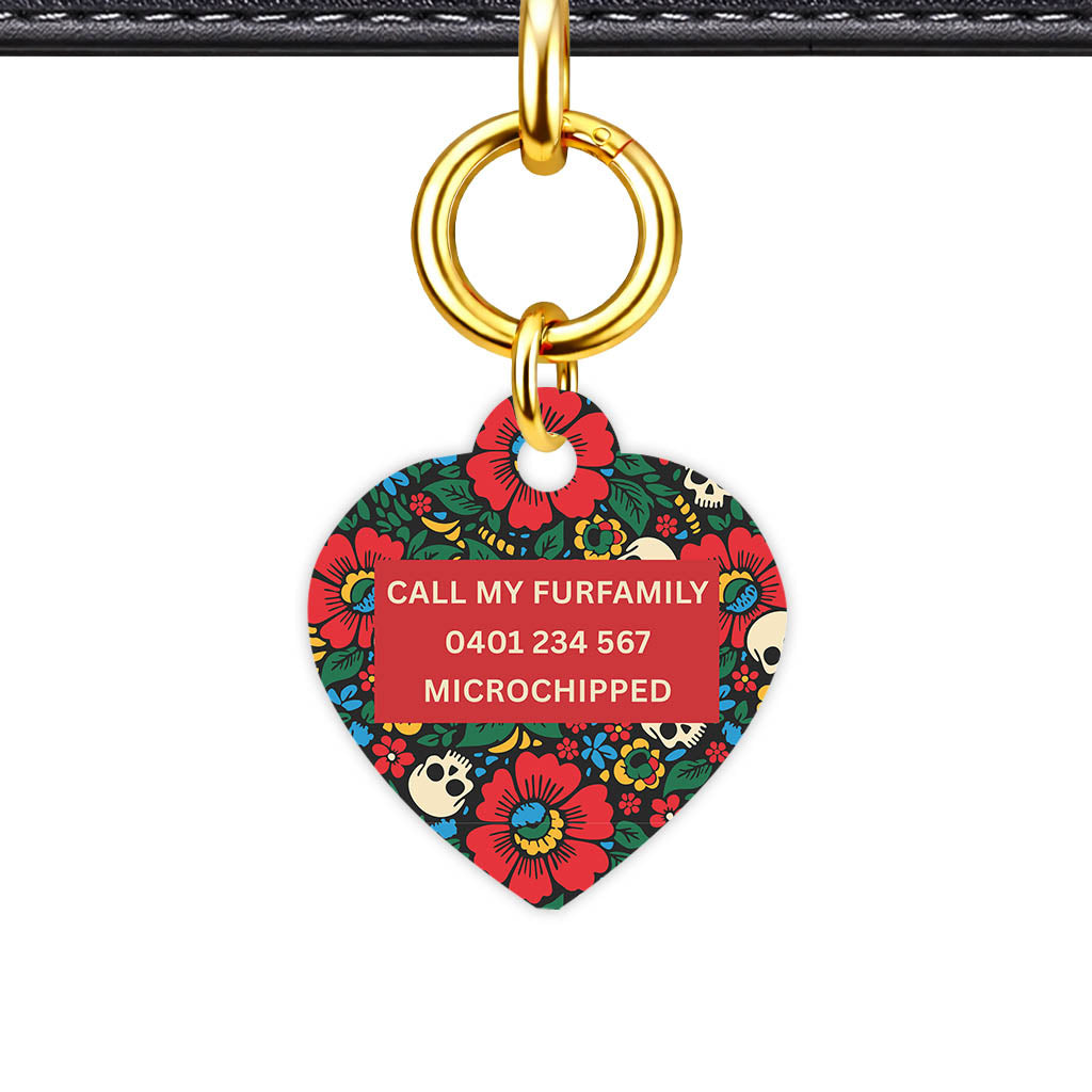 Sugar Bloom Classic Pet ID Tag - alternate view