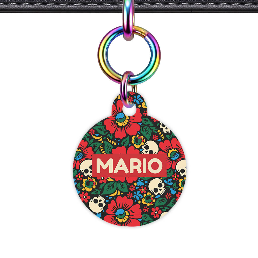 Sugar Bloom QR Smart Pet ID Tag