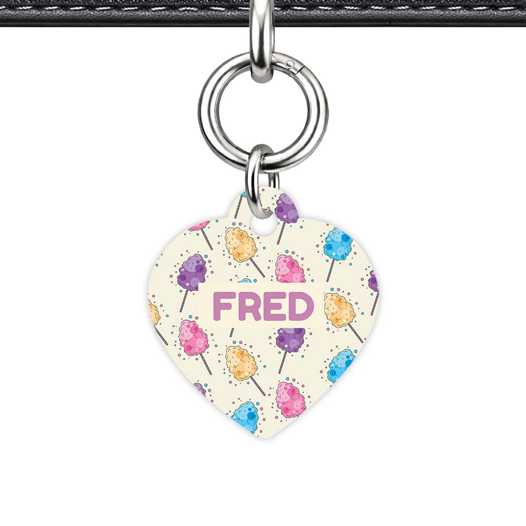 Fairy Floss Classic Pet ID Tag - detail view
