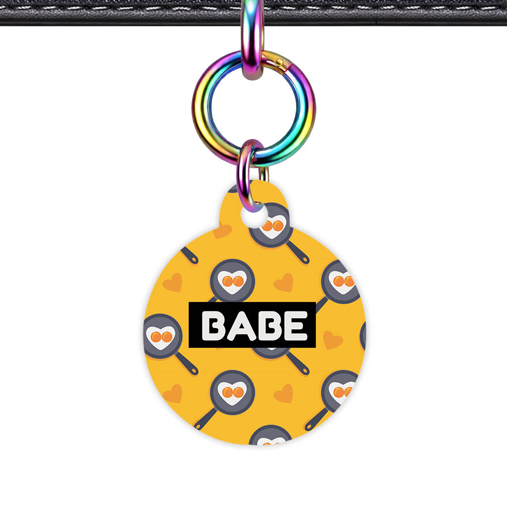 Breakfast Time QR Smart Pet ID Tag