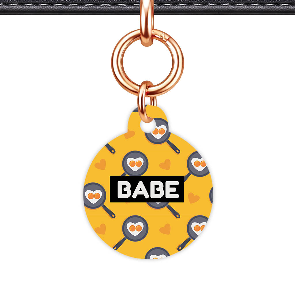 Breakfast Time QR Smart Pet ID Tag