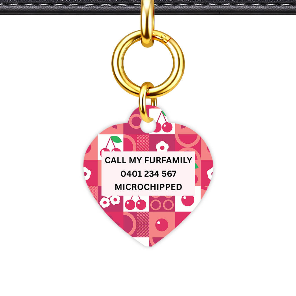 Cherry Pop Classic Pet ID Tag - alternate view