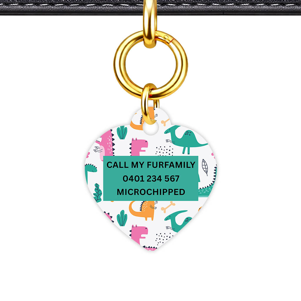 Dino Chaos Classic Pet ID Tag (Dog Tag & Cat Tag)