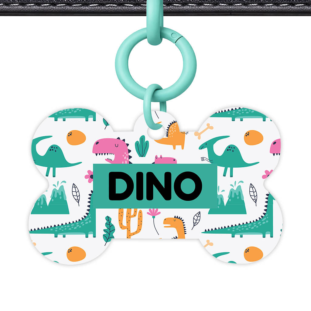 Dino Chaos Classic Pet ID Tag (Dog Tag & Cat Tag)