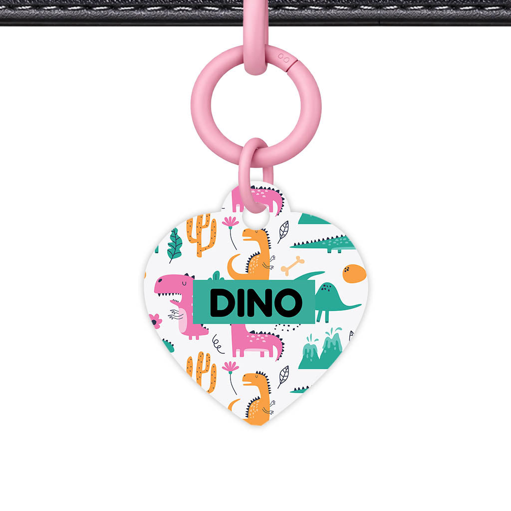 Dino Chaos QR Smart Pet Id Tag Tag (Dog Tag & Cat Tag)