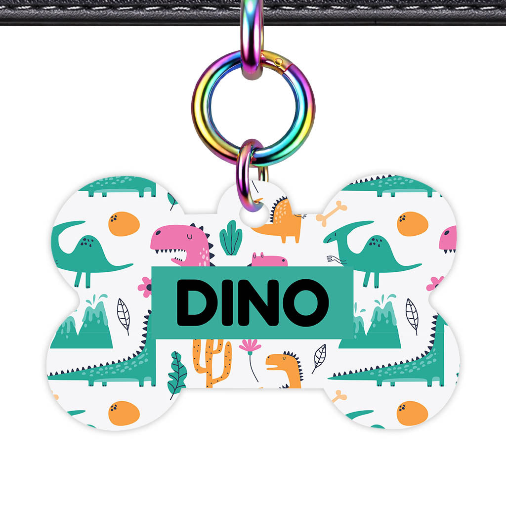 Dino Chaos Classic Pet ID Tag (Dog Tag & Cat Tag)