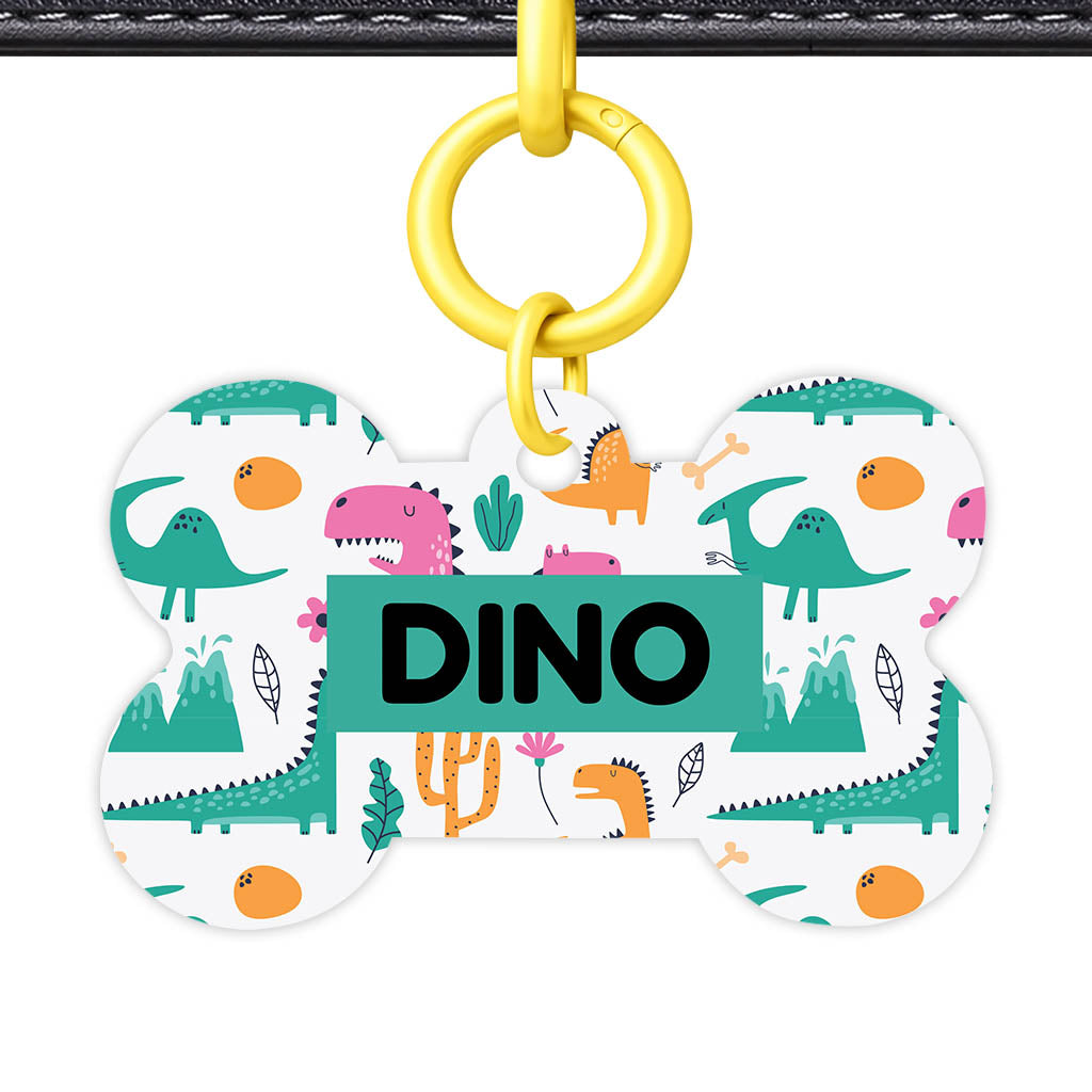 Dino Chaos Classic Pet ID Tag (Dog Tag & Cat Tag)