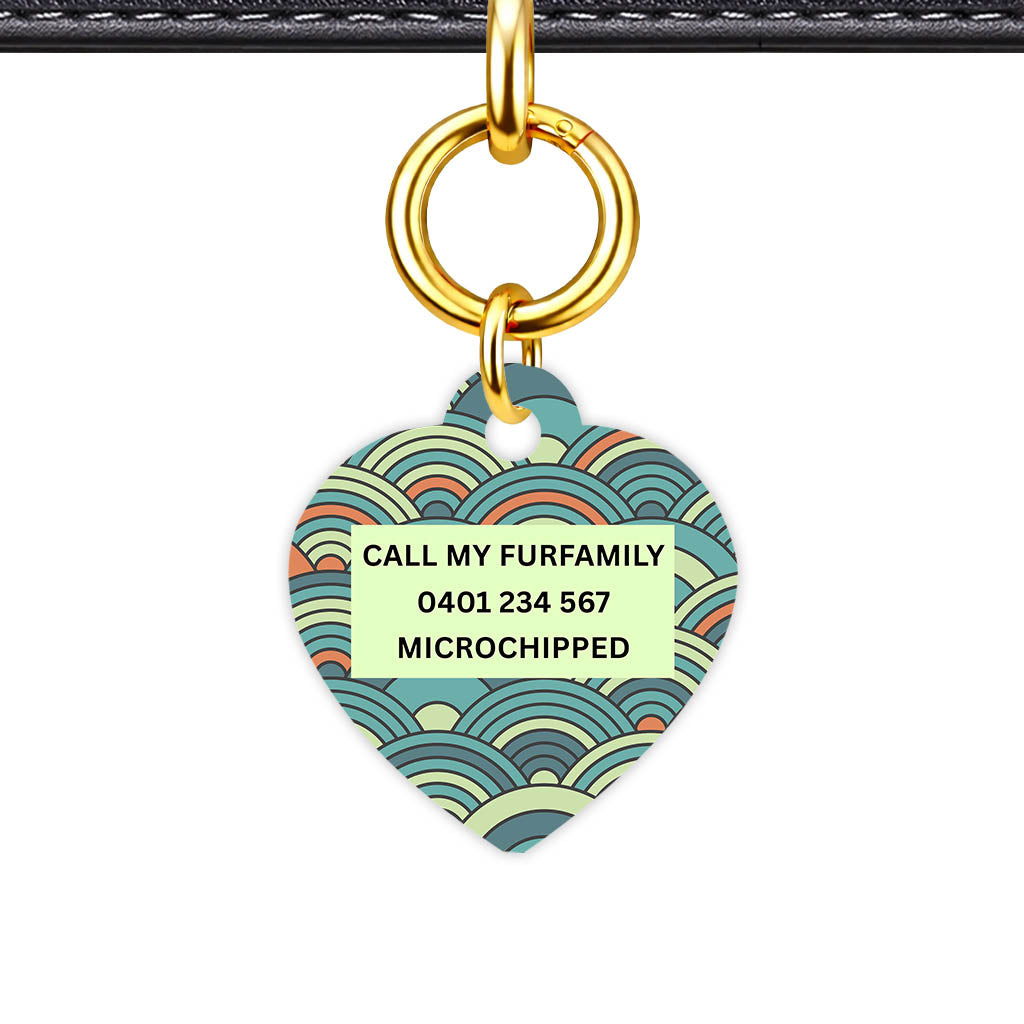 Olive Waves Classic Pet ID Tag (Dog Tag & Cat Tag)