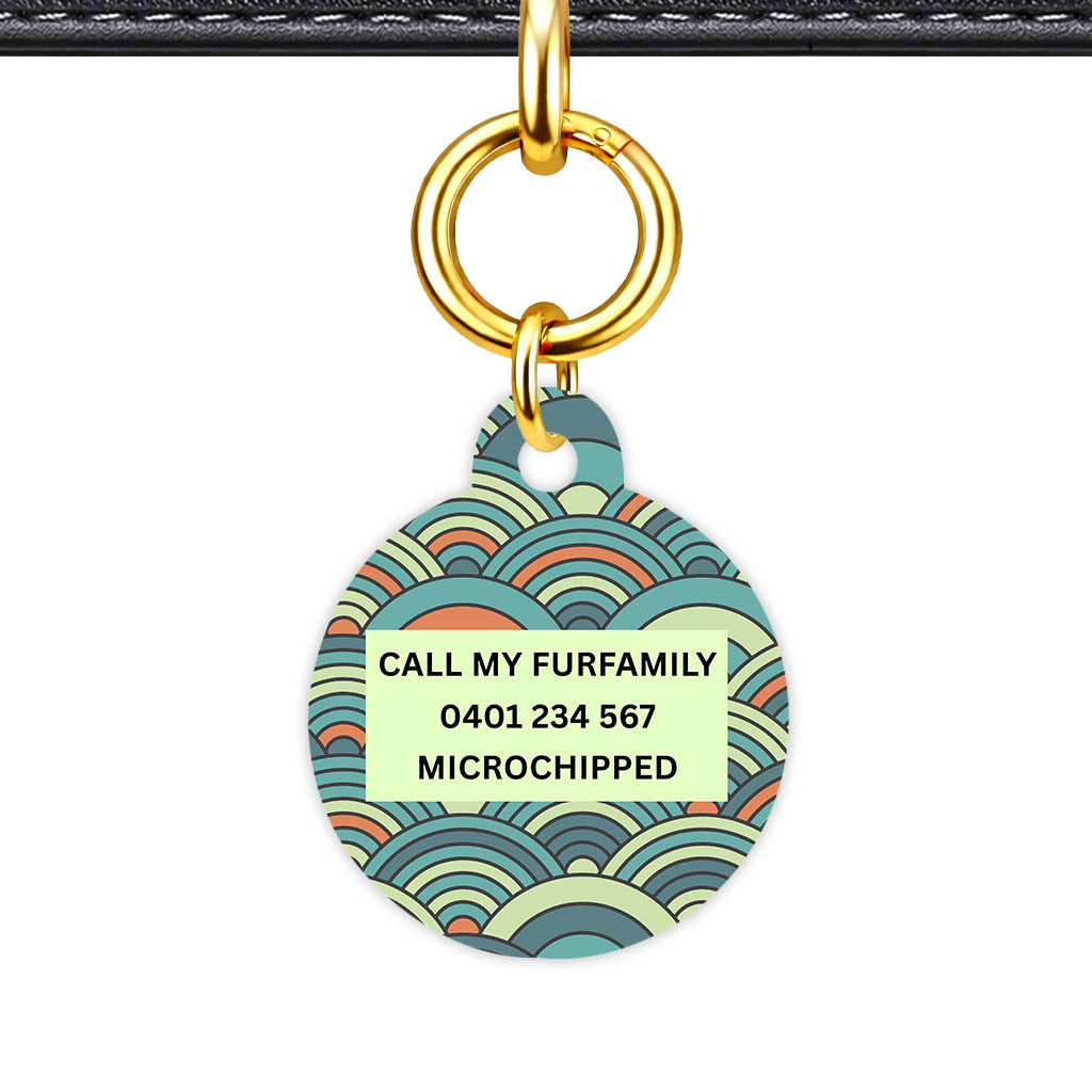 Olive Waves Classic Pet ID Tag (Dog Tag & Cat Tag)