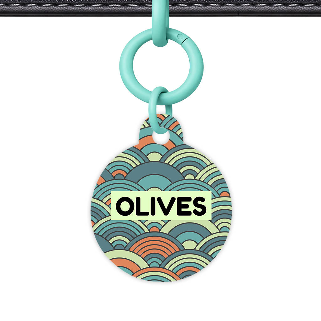 Olive Waves Classic Pet ID Tag (Dog Tag & Cat Tag)